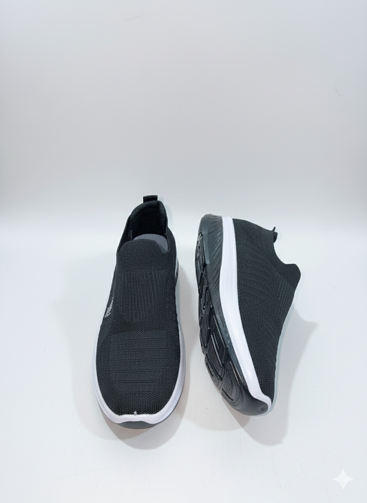 Men's Skecher black color with white and black sole