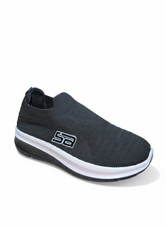 Men's Skecher black color with white and black sole
